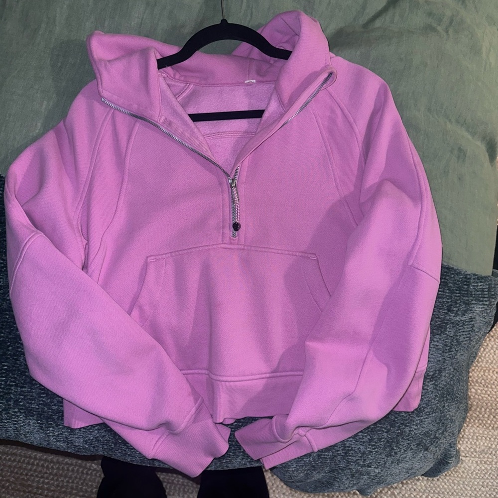 Scuba oversized Half-Zip hoodie